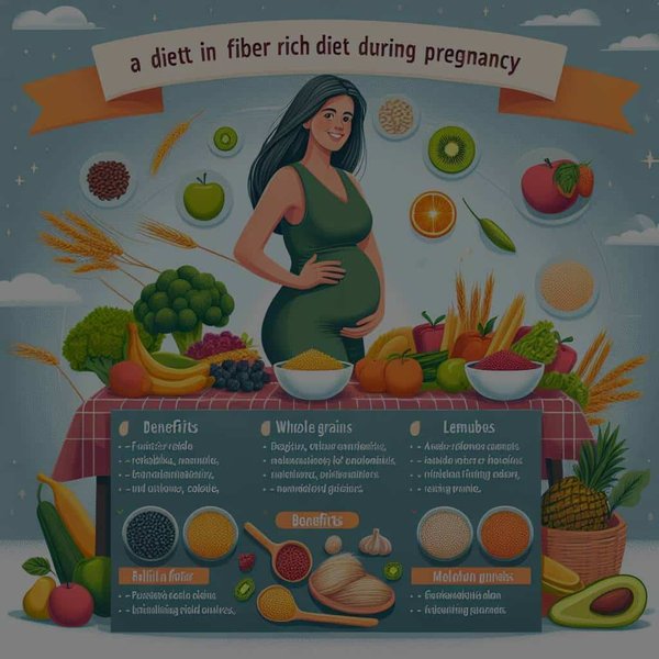 Quels sont les avantages d'une alimentation riche en fibres lors de la grossesse ?