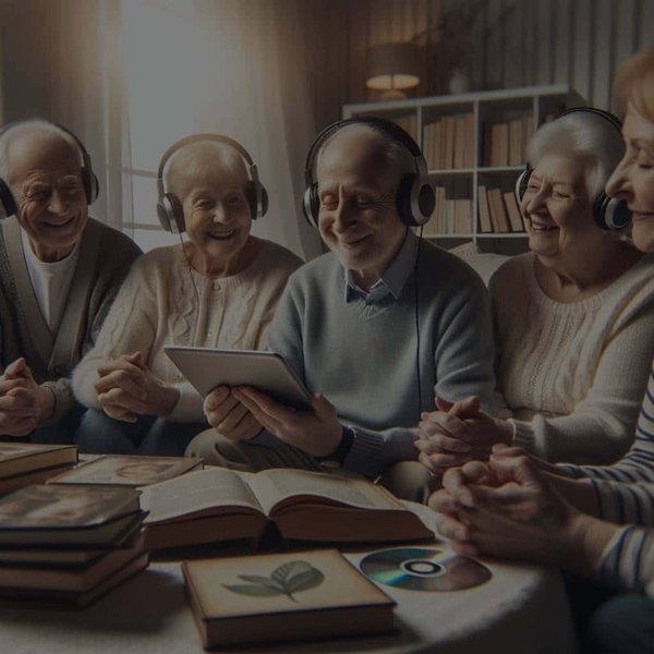 Quelle est l'efficacité des clubs de lecture audio pour les seniors malvoyants ?